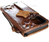 Étui en cuir véritable pour Google Pixel 6 6a 7 7a 8 pro Book Wallet Book Retro Stand Luxury Dark Davis 1948 5G Chargement sans fil ours patte de chien estampage 3D Art