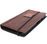 Véritable étui en cuir véritable pour Google Pixel 2 Book Wallet fait à la main rétro luxe IL slim Davis