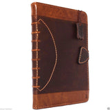 genuine natural Leather Bag for apple iPad mini 4 case cover luxury brown slim sport football design daviscase