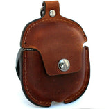 Genuine Natural Leather case for Apple iPhone 7 wallet credit holder book Removable Magnetic cover handmade luxury + AirPods 2 case Davis