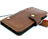 Véritable étui en cuir véritable pour Google Pixel 4 XL Book Wallet Support fait main Fermeture rétro Luxe IL Davis 1948 huilé