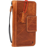 Étui en cuir véritable entièrement tanné pour Google Pixel 2 XL, portefeuille de livre fait à la main, support de luxe rétro, fermeture magnétique IL Davis