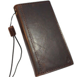 Genuine italian leather Case for Samsung Galaxy S9 book wallet handmade cover s Businesse daviscase