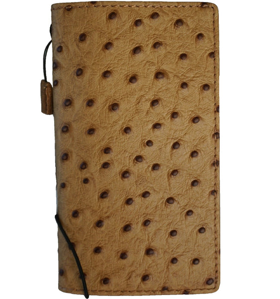 Echtlederhülle für Google Pixel 6 6a 7 7a 8 Pro Book Wallet Book Retro Stand Luxus 1948 5G Wireless Charging Strauß dunkel