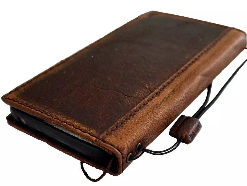 Handmade genuine leather case for Samsung Galaxy S22, S21, S20, S23, S24, S25 Edge, Ultra, and Z Fold 3-7 wallet phone case by DAVISCASE.