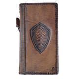 Genuine Leather Case For Apple iPhone 17 16 12 13 14 15 Pro Max Air 8 plus diy crafts SE Wallet Book Vintage Style CoverMini