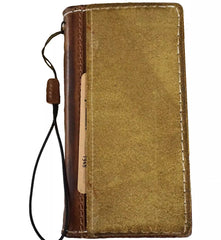 Genuine Leather Case for Google Pixel 10 7 9A 8 8A 9 pro XL Fold Wallet Book Hand Made Sewing Zamch Green