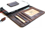 Genuine Leather Case For Apple iPhone 17 14 15 16 16E Pro Max Wallet Book HandMade Limited Edition Magnetic Seam