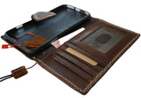 Genuine Leather For Galaxy s24 s22 s21 s20 S23 Ultra Fe Note 10 20 21 Case Plus Wallet Magnetic Book Hand Sewing DE