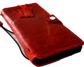 Handmade genuine leather phone case by DAVISCASE for Galaxy S26, S24, S25 Ultra FE Plus, Z Fold8, in red wine with wallet and fold design.