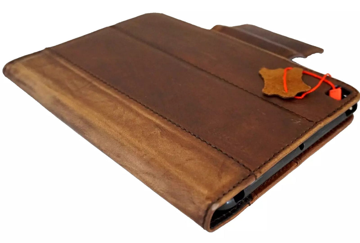 Genuine leather case for Apple iPad Mini 7, 6, 5, 4, 3 Pro by DAVISCASE, handmade luxury cover for 9.7-inch tablets.