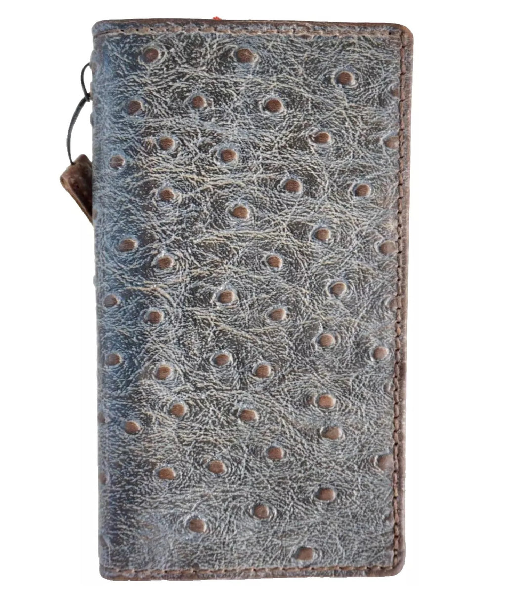 Handmade genuine leather phone case by DAVISCASE for Galaxy S22, S21, S20, Note 10-20, A13, A71, A51, and Z Fold series, with wallet features