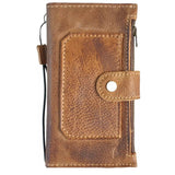 Genuine Leather For Galaxy s22 s21 s20 S23 S24 S25 Ultra FE Case plus Art Z Fold 3 4 5 6 Wallet Book Mini Ston W Zipper