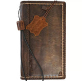 Genuine Leather For Galaxy s22 s21 s20 S23 S24 Ultra FE Note 20 21 Case Plus Wallet  Luxury Mini Coarse Seam Handmade