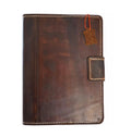 Leather iPad case for 10.2, 10.5, 10.9, 11, 13 Pro Air 9.7, 10.2, 9th-7th gen, with thick seam detail, vendor-unknown.