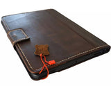 Genuine Leather for iPad 10.2 10.5 10.9 11 Pro Case cover Magnetic 2024 Air 9.7 10Th 9Th 8Th 7Th 6Th  A2072 A2589 A2435 Thick Seam