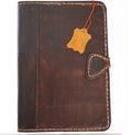 Handmade genuine leather case for Apple iPad Mini 7th generation, 6, 5, 4, 3, and Pro 9.7-inch by DAVISCASE, with hand-sewn detail.