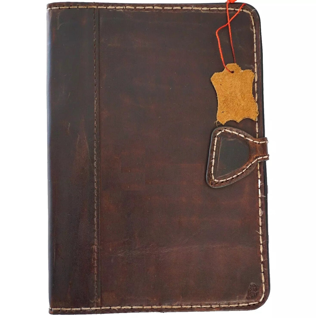 Genuine leather case for Apple iPad Mini 7th generation by DAVISCASE, hand-stitched luxury cover for 9.7-inch iPad Mini models.