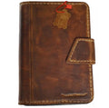 Genuine tan leather iPad Mini case by DAVISCASE, handmade, hand-sewn cover for iPad Mini 3-6, with a luxurious, slim design.