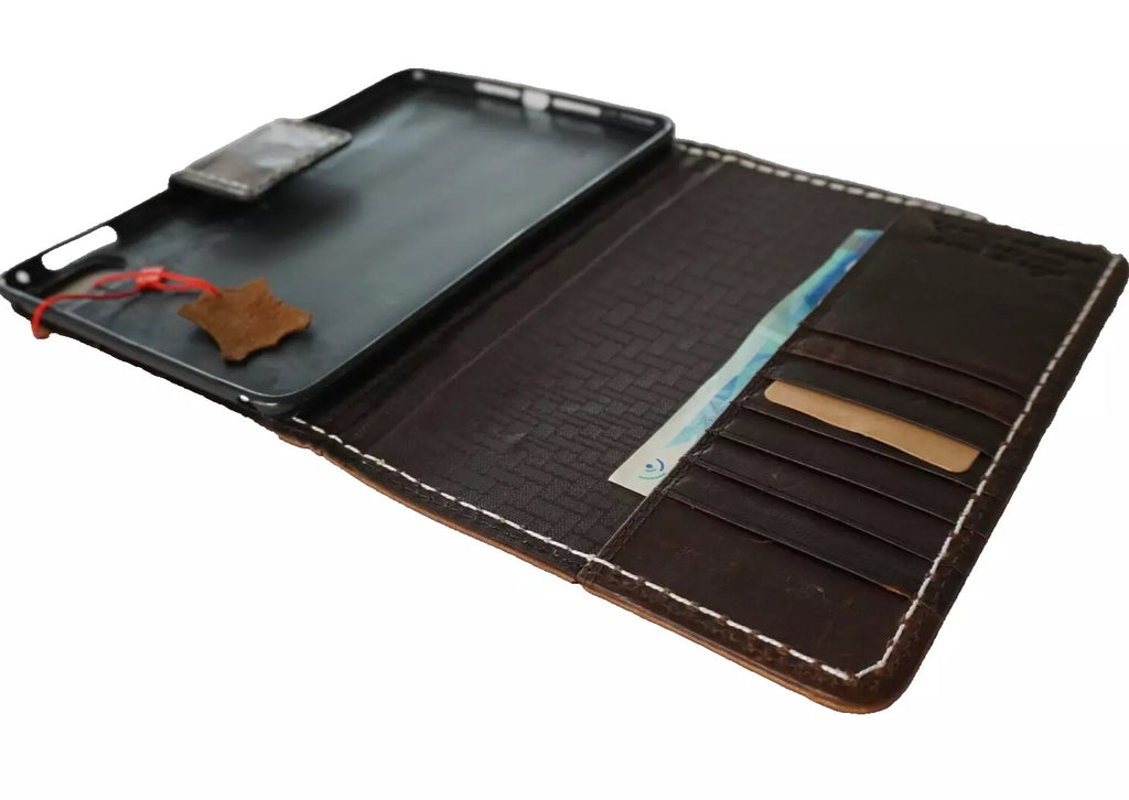 Handmade genuine leather case for Apple iPad Mini 6, 5, 4, 3 Pro by DAVISCASE, featuring a luxurious, hand-sewn football design.
