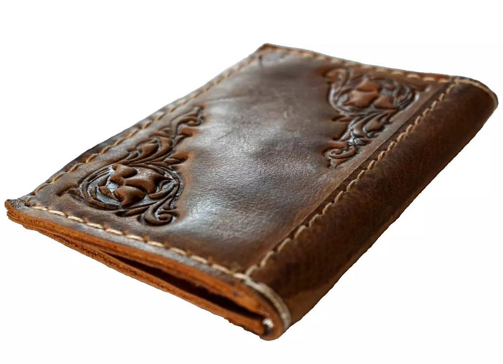 Men's genuine leather passport wallet with credit card slots, slim Italian soft holder cover, custom design, vendor-unknown.