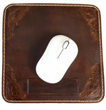 Genuine Leather Mouse Pad Luxury Handcrafted Vintage Design Retro Diy 1948 Handmade Soft