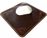 Genuine Leather Mouse Pad Luxury Handcrafted Vintage Design Retro Diy 1948 Handmade Soft