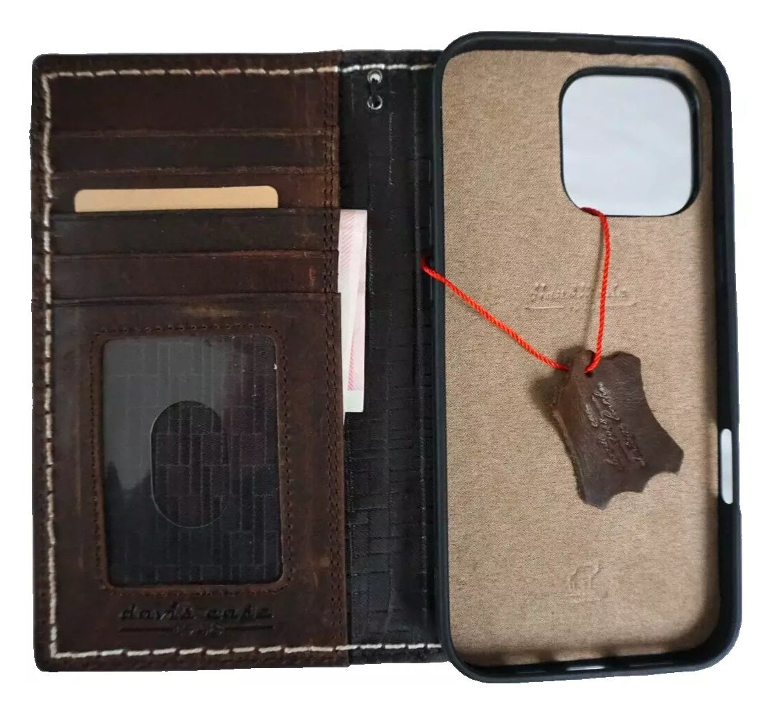 Genuine leather Galaxy S25 S24 S23 Ultra Note FE Z Fold 5 7 Art Wallet Book case by DAVISCASE, featuring a luxurious cover and design.
