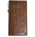 Handmade genuine leather phone case for iPhone 16, 12, 13, 14, 15 Pro Max, 8 Plus featuring a wallet-style book cover in luxury oiled leather.