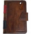Genuine leather case for Apple iPad Mini 6 7 5 4 3 Pro, handmade in red and blue, stylish iPad Mini cover by DAVISCASE.