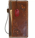 Genuine leather GALAXY S26 S25 S23 S24 Ultra Note Edge FE case with wallet and Bible book design in luxury tan by DAVISCASE.