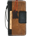 Genuine leather Galaxy S26 S25 S23 S24 Ultra Note Edge FE case with wallet, Z Fold 3-7 cover in tan and black by DAVISCASE