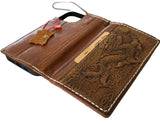 Genuine Leather For Galaxy S25 S23 S24 Ultra Note  FE Case Plus Wallet Book Z Fold 3 4 5 6 Cover Luxury Blue S 25 Dragon