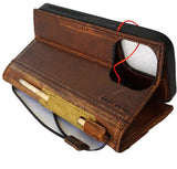 Étui en cuir véritable pour Apple iPhone 13 12 11 14 15 Pro Max détaché amovible 6 7 8 plus SE 2020 XS portefeuille livre style vintage emplacements pour cartes de crédit couverture sans fil pleine fleur Davis luxe Mini Art magnétique rétro