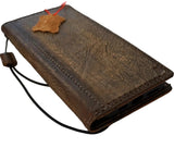 Étui en cuir véritable pour Google Pixel 6 6a 7 7a 8 pro Book Wallet Book Retro Stand Luxury Dark Davis 1948 5G Chargement sans fil The Tree of Life ston