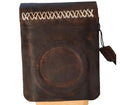White genuine leather wallet book case for Galaxy Z Flip 3-7 by DAVISCASE, with stitching and wireless charging compatibility.