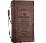 Genuine Leather Case For Apple iPhone 16 12 13 14 15 Pro Max 8 Plus Bible Crafts SE Wallet Book Mini Diy HandMade Feathers 16E 3D