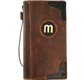 Handmade genuine leather phone case by DAVISCASE for Galaxy S24, S25, S26 Ultra, Z Fold 8, Note 20, and more, with wallet feature
