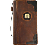 Genuine Leather Case For Apple iPhone 12 16 13 14 15 16E Pro Max Football Wallet Book Cover Hand Made special  Oiled