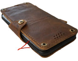 Echtledertasche für Apple iPhone 11 12 13 14 15 Pro Max 6 7 8 plus SE 2020 XS Brieftasche Buch Vintage Pferdestil Ausweisfenster Kreditkartenfächer Abdeckung Wireless Full Grain Davis Luxus Mini Art Magnetic Diy De