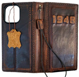 Genuine Leather For Galaxy s22 s21 s20 S23 S24 S25 Ultra FE Note Z Fold 3 4 5 6 7 Edge Case Plus Wallet HandMade  48 3D