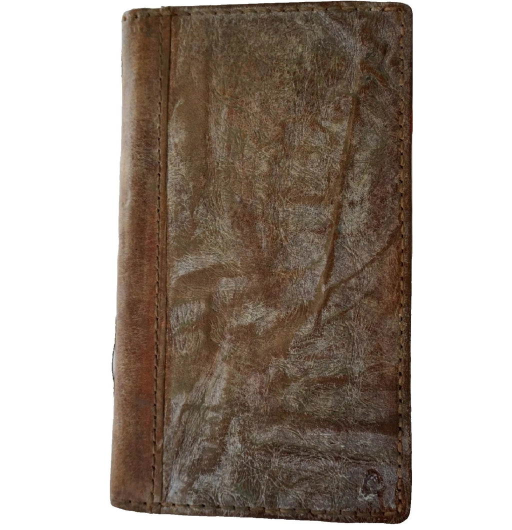 Genuine leather Galaxy S26 S25 S23 S24 Ultra Note Edge FE wallet case by DAVISCASE in tan oiled leather, with wallet features and Z Fold design.