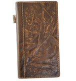 Genuine Leather For Galaxy S25 S23 S24 Ultra Note Edge FE Case Plus Wallet Book Z Fold 3 4 5 6 7 Cover Luxury Tan Oiled Pen