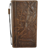 Genuine Leather For Galaxy S25 S23 S24 Ultra Note Edge FE Case Plus Wallet Book Z Fold 3 4 5 6 7 Cover Luxury Tan Oiled Pen