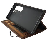 Echtes Leder für OnePlus 9 Pro Brieftasche Buch Vintage Stil Kreditabdeckung Wireless Full Grain Davis Luxus Art Diy Luxus Kartensteckplatz