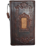 Genuine Leather Case For Apple iPhone 16 13 14 15 16E 17 Pro Max Air Wallet Book Cover luxury Mini HandMade Diy 17E