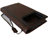 Echtledertasche für Apple iPhone 11 12 13 14 15 Pro Max 6 7 8 plus SE 2020 XS Brieftasche Buch Vintage Pferdestil Ausweisfenster Kreditkartenfächer Abdeckung Wireless Full Grain Davis Luxus Mini Art Magnetic Diy De