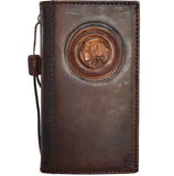 Genuine Leather For Galaxy S26 S24 S25 Edge Fold 5 6 7 Ultra Case Plus Art Wallet Book Style Credit Cover Luxury Alexander