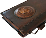 Genuine Leather For Galaxy S26 S24 S25 Edge Fold 5 6 7 Ultra Case Plus Art Wallet Book Style Credit Cover Luxury Alexander