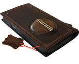 Echtledertasche für Apple iPhone 11 12 13 14 15 Pro Max 6 7 8 plus SE 2020 XS Brieftasche Buch Vintage Pferdestil Ausweisfenster Kreditkartenfächer Abdeckung Wireless Full Grain Davis Luxus Mini Art Magnetic Diy De
